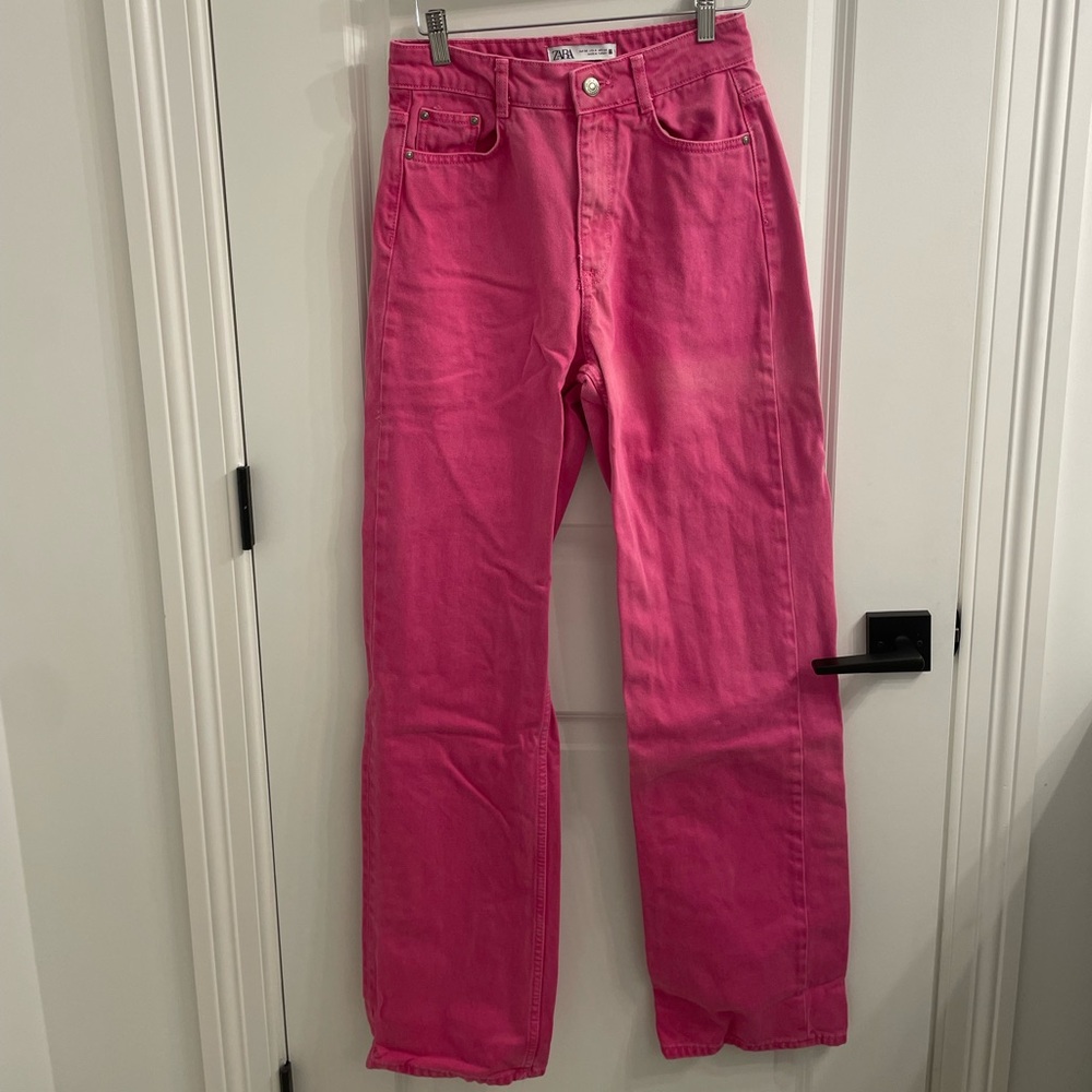 Zara pink jeans